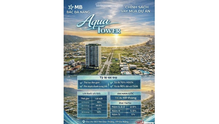 Cơ hội sở hữu căn hộ 2 phòng ngủ tại dự án cao cấp Hiyori Aqua Tower với thiết kế chuẩn Nhật Bản, vị trí đắc địa gần biển Mỹ Khê và bán đảo Sơn Trà.